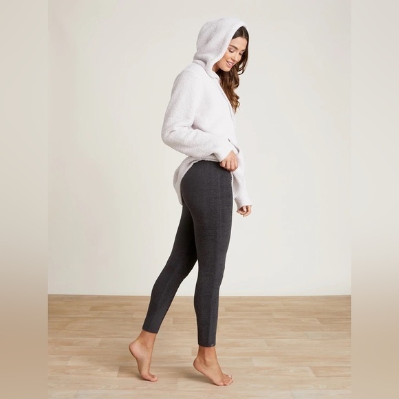 Barefoot Dreams Gray Charcoal Seamed Legging Pants L - Picture 3 of 12